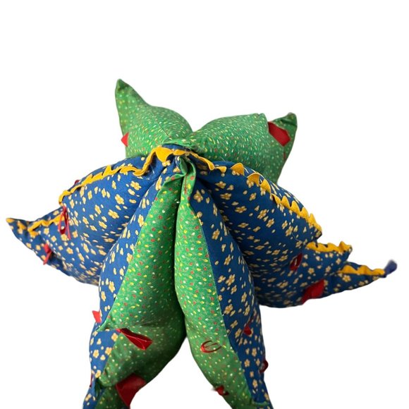 Handmade Vintage Stuffed Fabric Christmas Tree - Picture 6 of 6